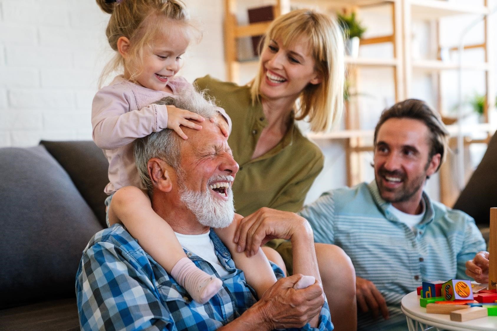moving dad in with your family created laughter